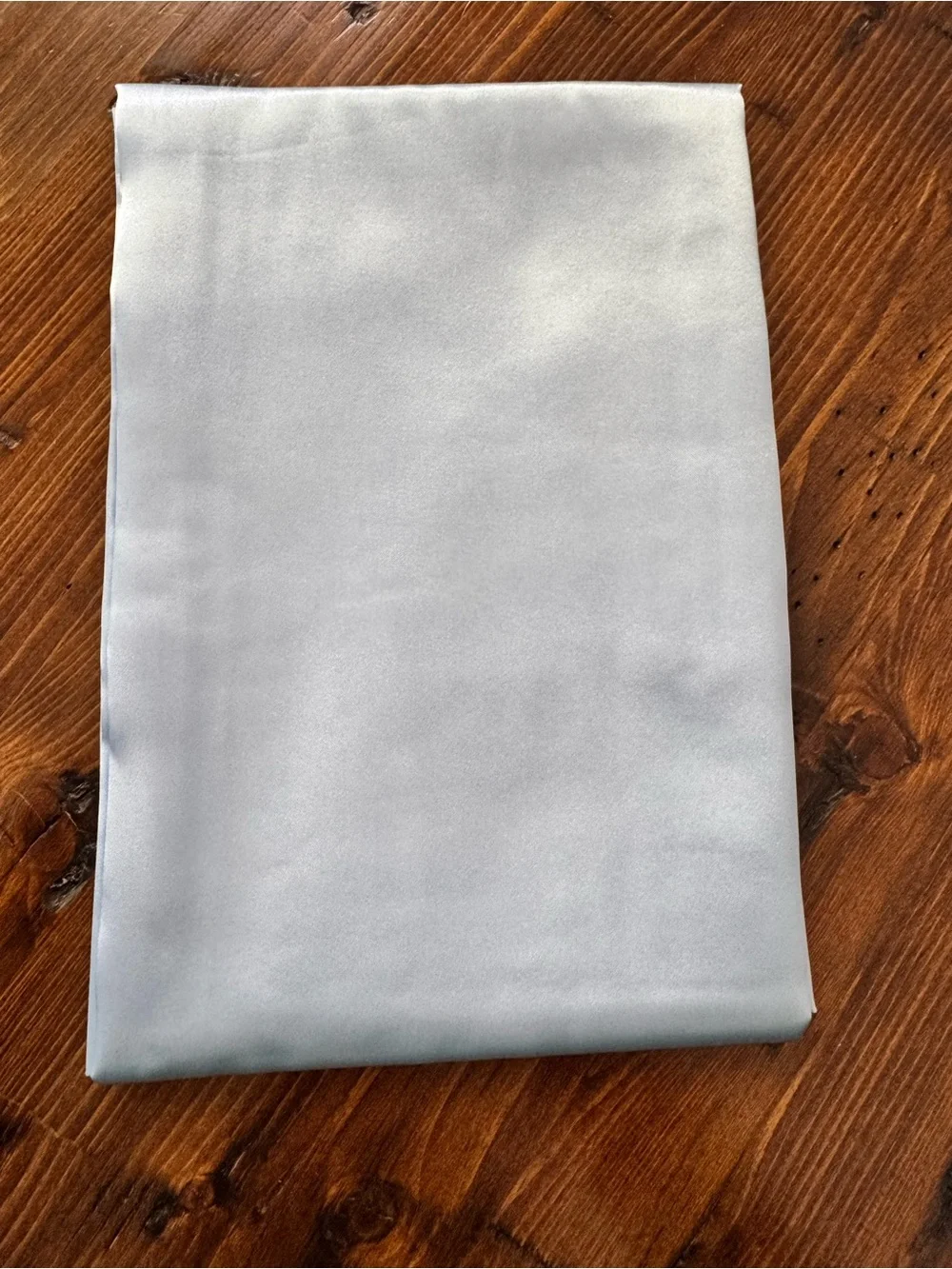 Silky Light Blue Satin Pillowcase - Luxury Home Bedding